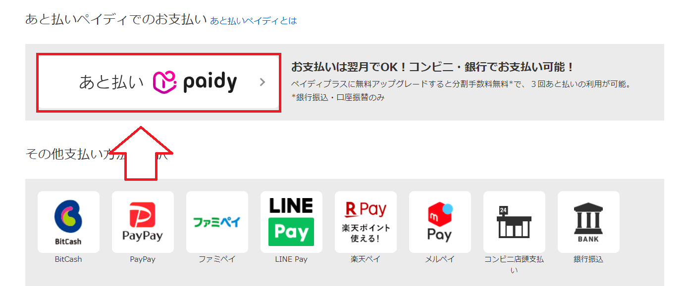 PaidyでDMMポイントをチャージする手順5
