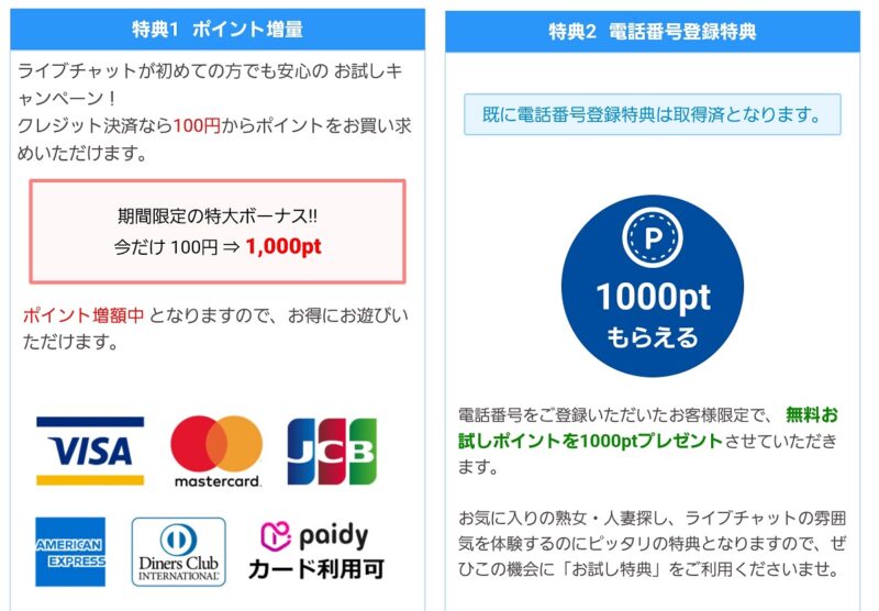 マダムライブの特典