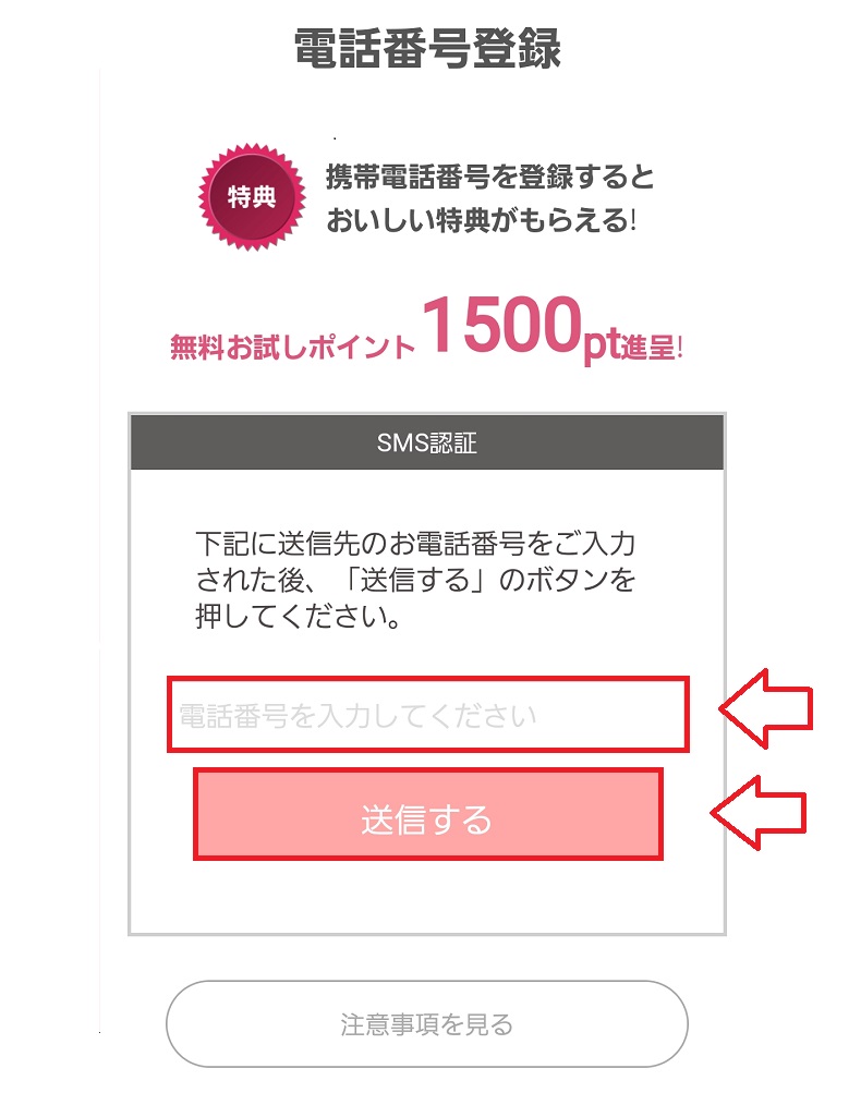 ジュエルライブ会員登録の手順5