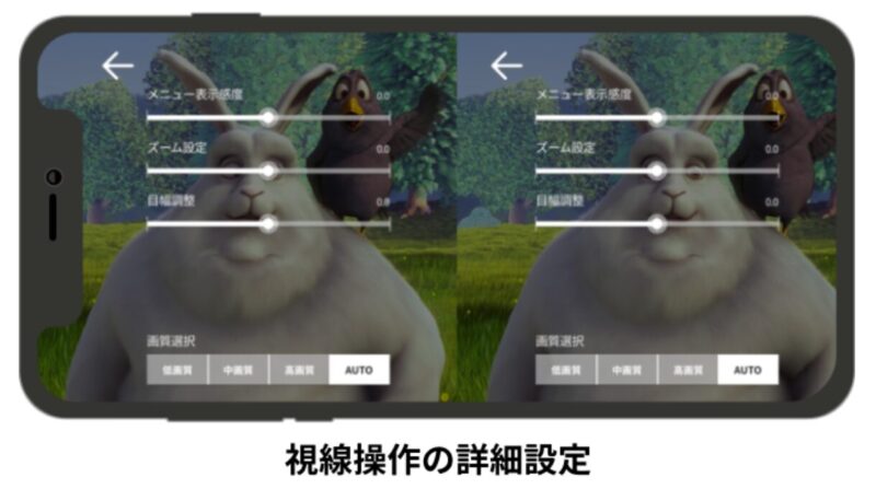 視線操作