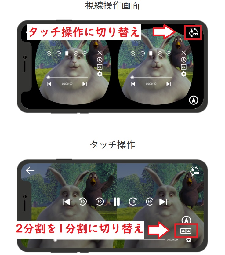 ゴーグルなしでVRを視聴する方法