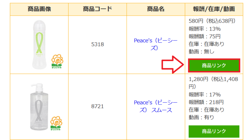 NLS商品リンク作成方法3